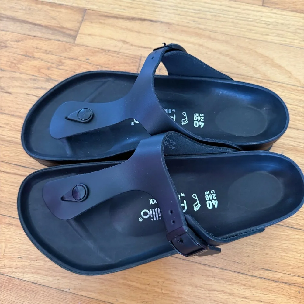 Papillio Black Thong Sandals - Picture 2 of 6